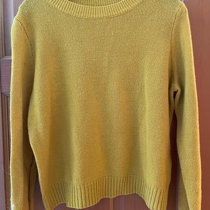 H&M Mustard Yellow Crewneck Sweater